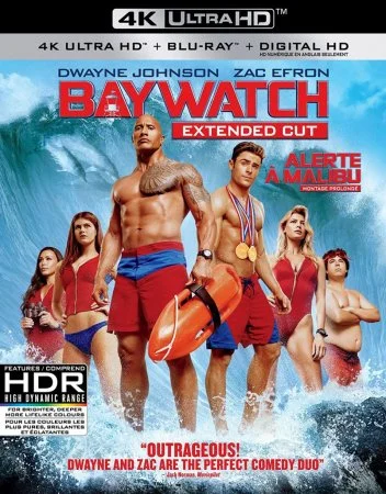 Baywatch BluRay 4K Ultra HD 2160P