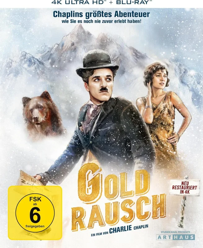 The Gold Rush 4K 1925 Ultra HD 2160p