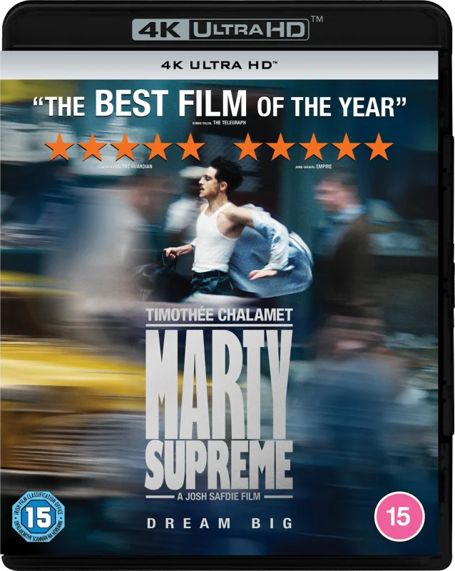 Marty Supreme 4K 2025 Ultra HD 2160p